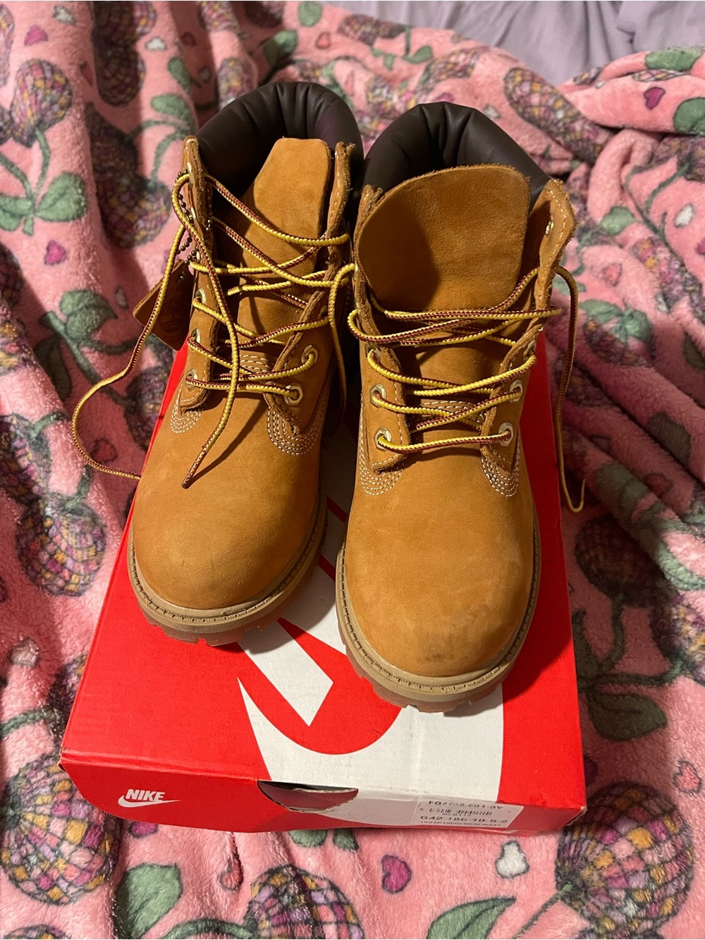 Timberland Kids Wheat Lace-Up Work Boots